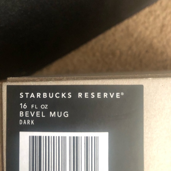Starbucks reserve chicago 16 oz dark bevel mug NWT - Picture 2 of 4